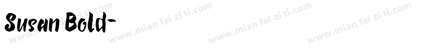 Susan Bold字体转换